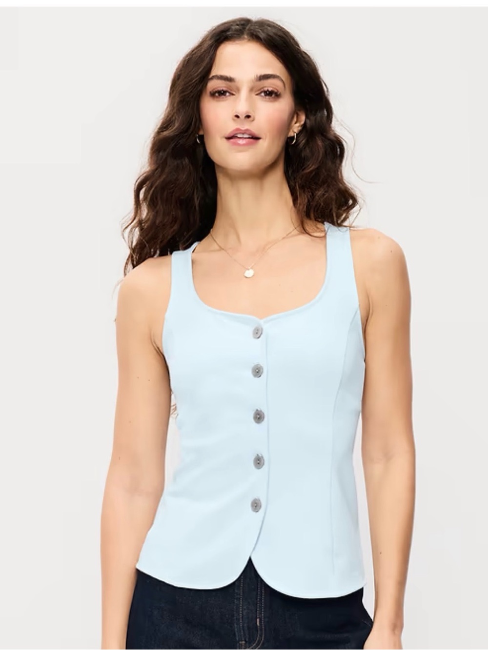 Old Navy Sleeveless Button-Down Top